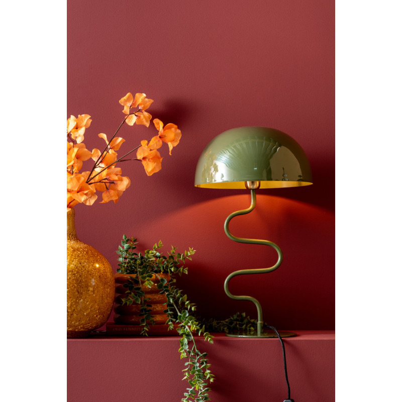 Lampe à poser design vert jungle Twist