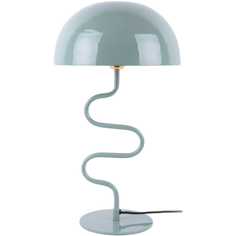 Lampe à poser champignon bleu brume...