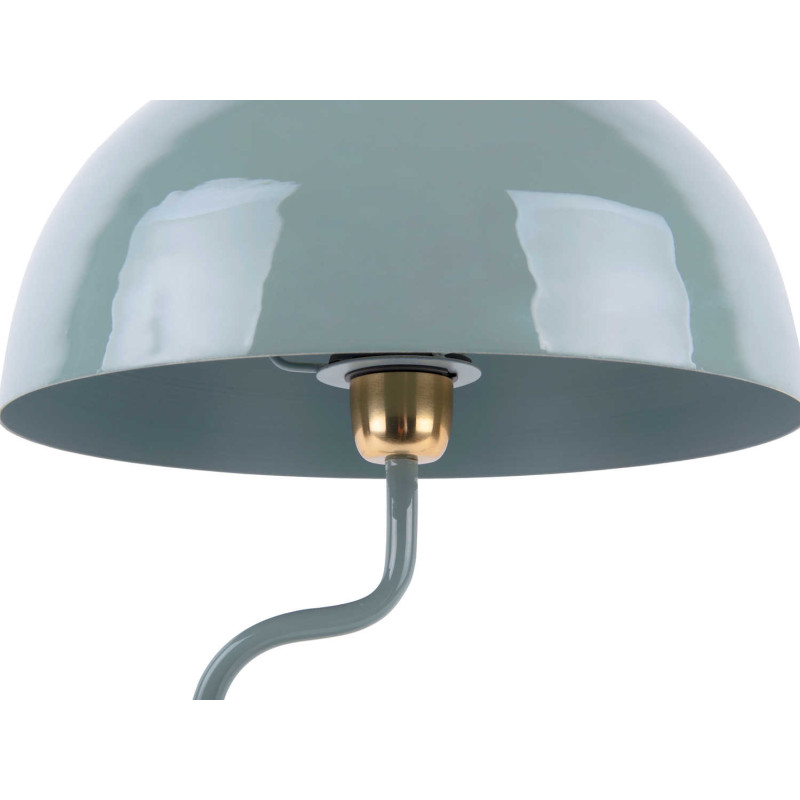 Lampe à poser champignon bleu brume...