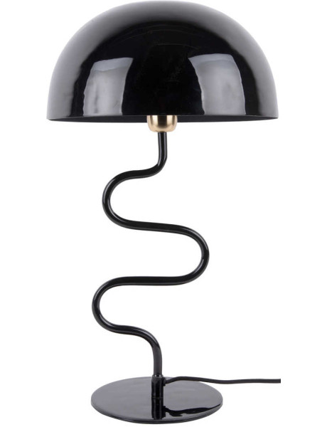 Lampe champignon noire en fer 31x54 cm Twist