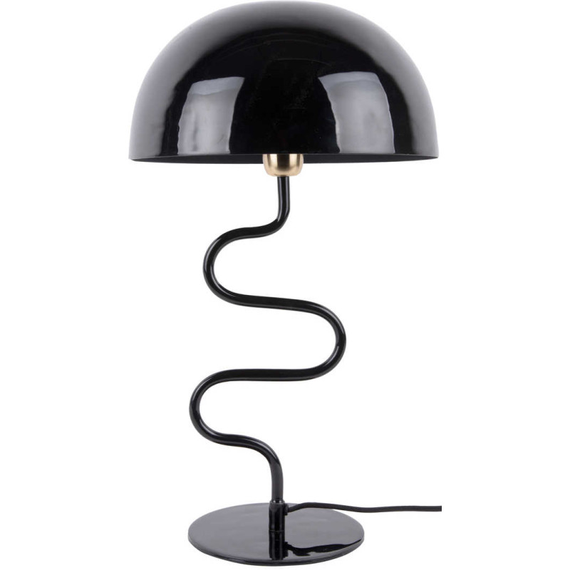 Lampe champignon noire en fer 31x54...