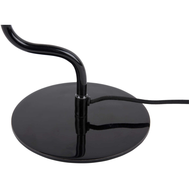 Lampe champignon noire en fer 31x54...