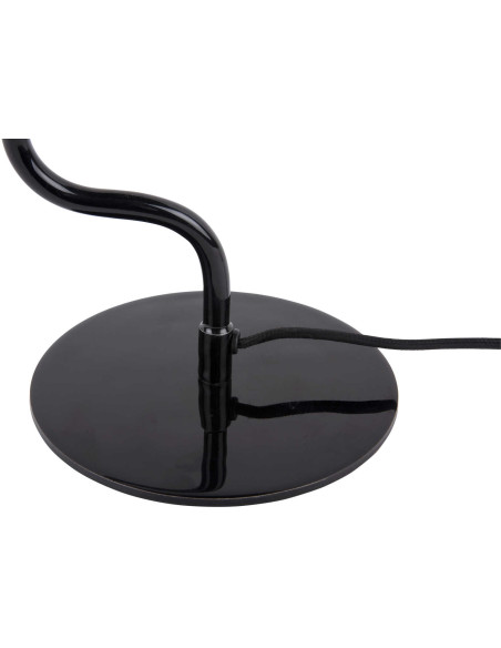 Lampe champignon noire en fer 31x54 cm Twist