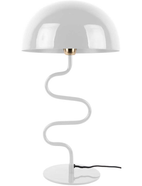 Lampe champignon blanche en fer 31x54 cm Twist