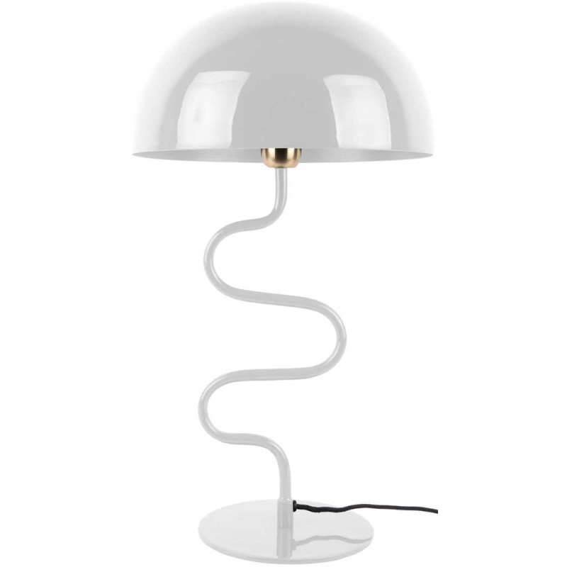 Lampe champignon blanche en fer 31x54...