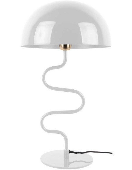 Lampe champignon blanche en fer 31x54 cm Twist