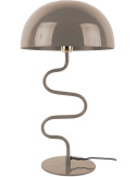 Lampe champignon gris chaud en fer 31x54 cm Twist
