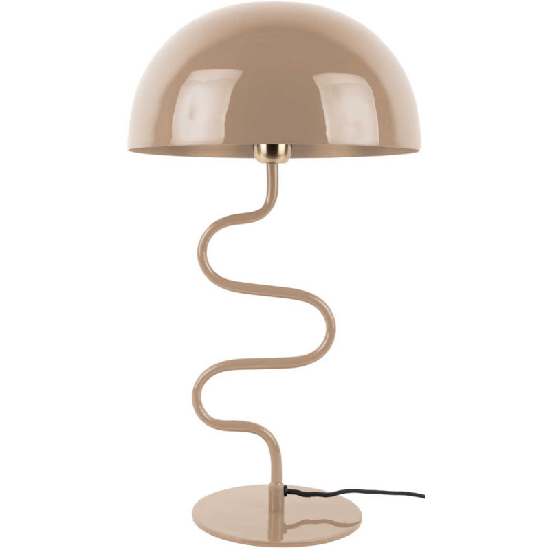 Lampe champignon marron taupe en fer...