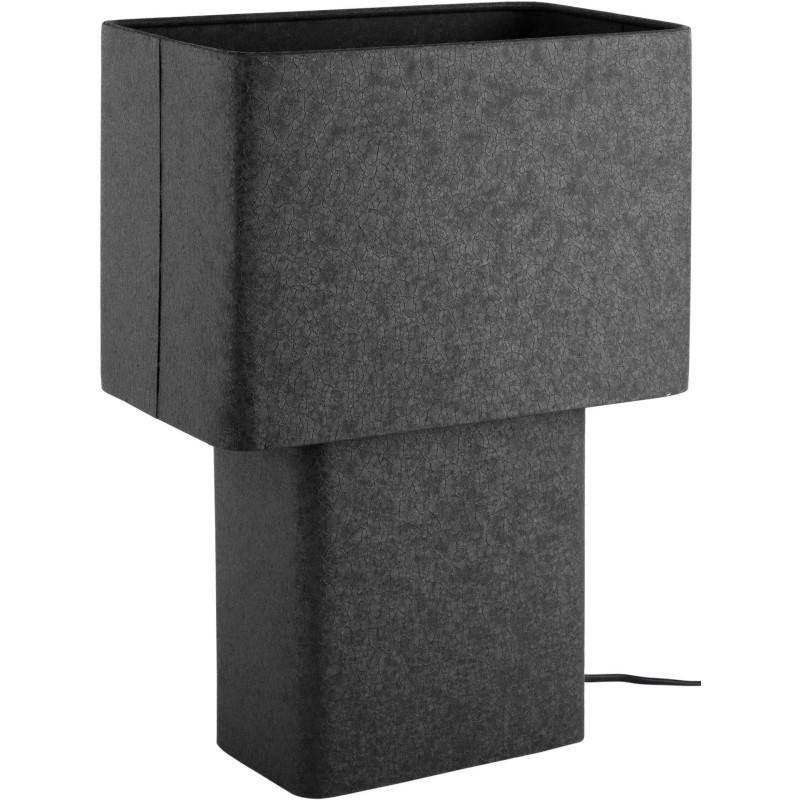 Lampe à poser rectangulaire noire...