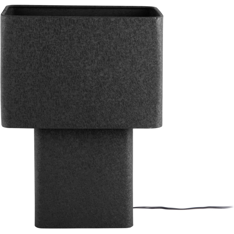 Lampe à poser rectangulaire noire...