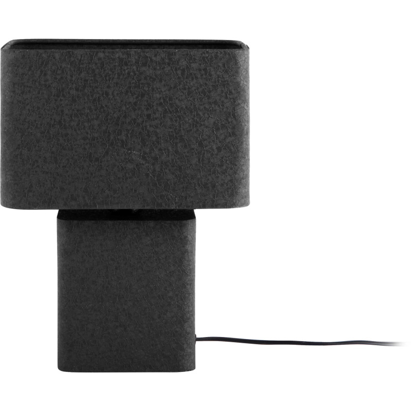 Lampe à poser noire rectangulaire...