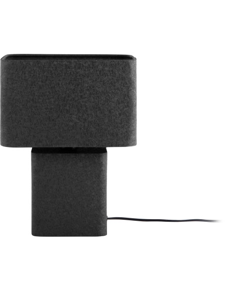 Lampe à poser noire rectangulaire Boaz Recto