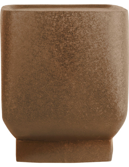 Table d’appoint carrée marron moka Boaz Cuadro