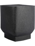 Table d’appoint carrée noire Boaz Cuadro