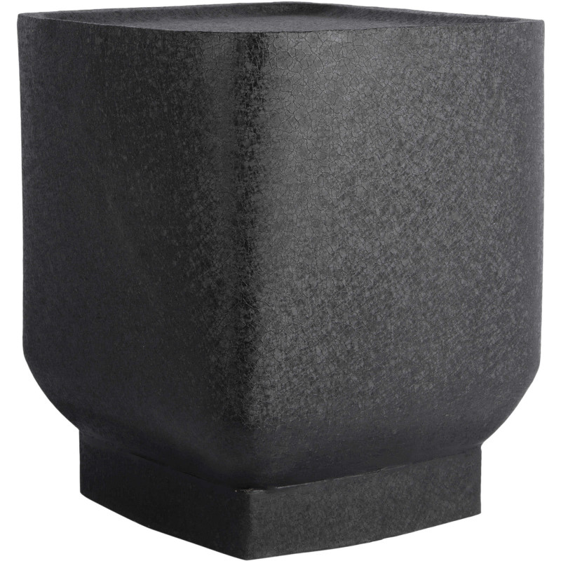 Table d’appoint carrée noire Boaz Cuadro