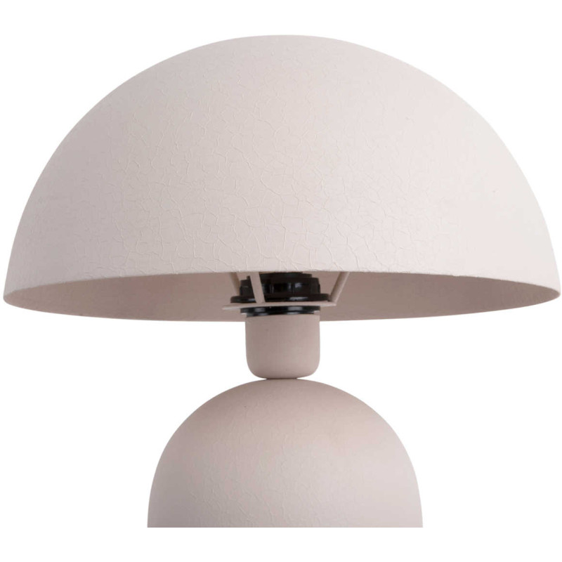 Lampe à poser champignon gris chaud...