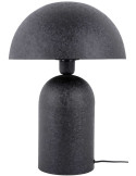 Lampe champignon noire en fer 43 cm Boaz
