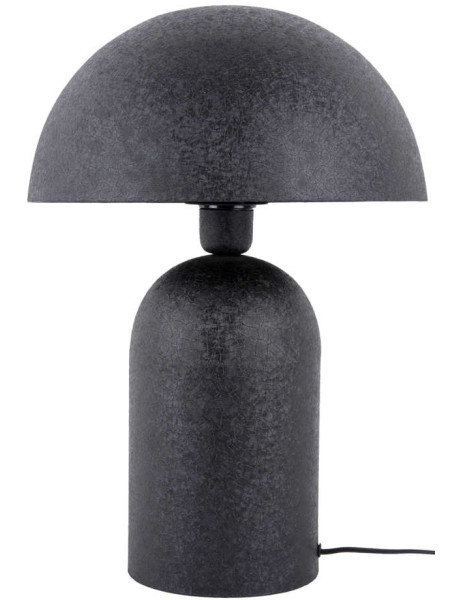 Lampe champignon noire en fer 43 cm Boaz