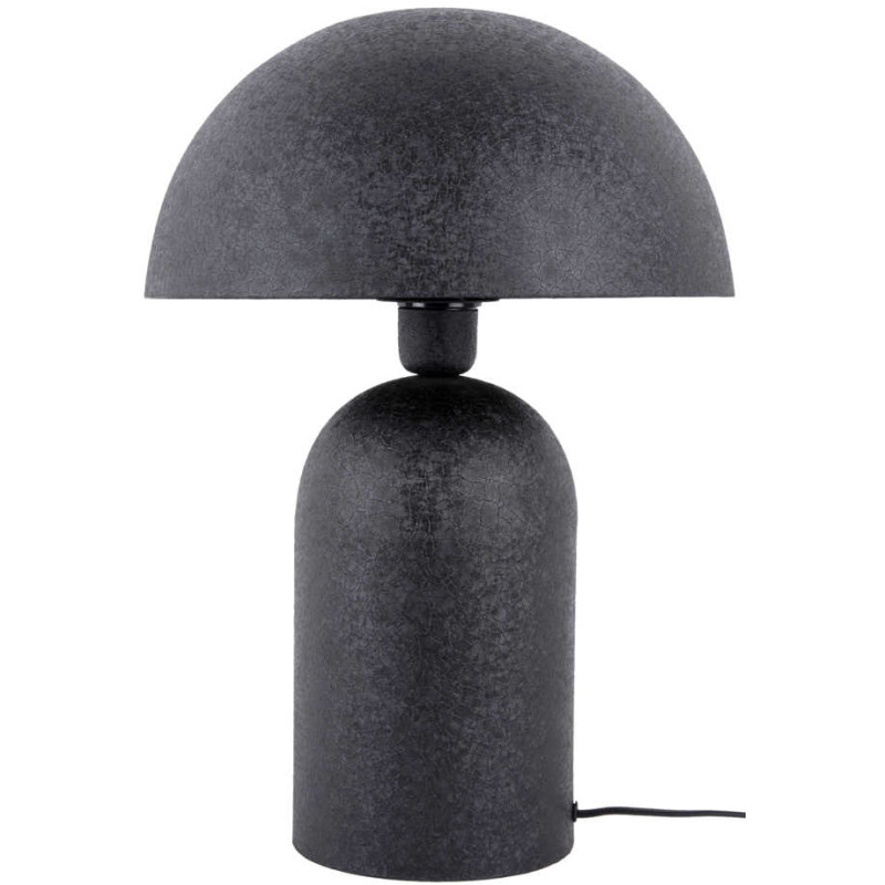 Lampe champignon noire en fer 43 cm Boaz