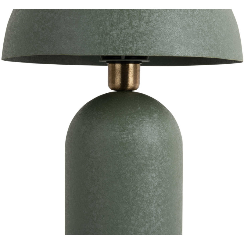 Lampe champignon verte en fer 43 cm Boaz