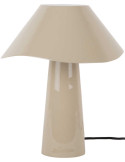 Lampe champignon en métal grège 33 cm Ameno