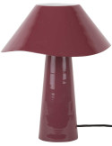Lampe champignon rose prune 33 cm Ameno