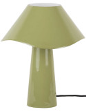Lampe champignon métal vert sauge 33 cm Ameno