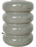Lampe à poser LED en verre vert jade grisé 16,5 cm Aro