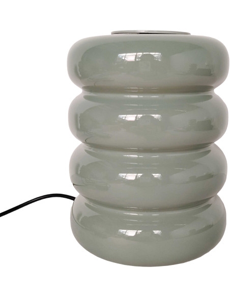 Lampe à poser LED en verre vert jade grisé 16,5 cm Aro