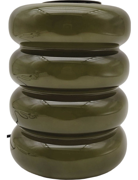 Lampe à poser LED en verre vert olive 16,5 cm Aro