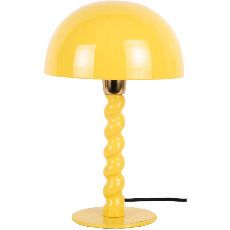 Lampe à poser champignon jaune en...