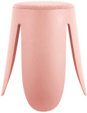 Tabouret bouclette rose poudré 46 cm Savor