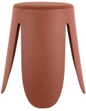 Tabouret bouclette terracotta 46 cm Savor