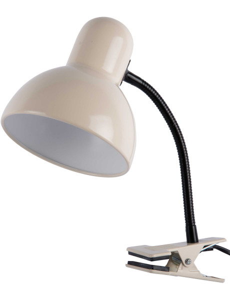 Lampe à pince rétro crème New Retro