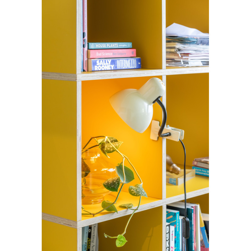 Lampe à pince rétro crème New Retro
