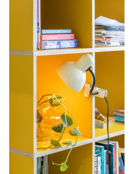 Lampe à pince rétro crème New Retro