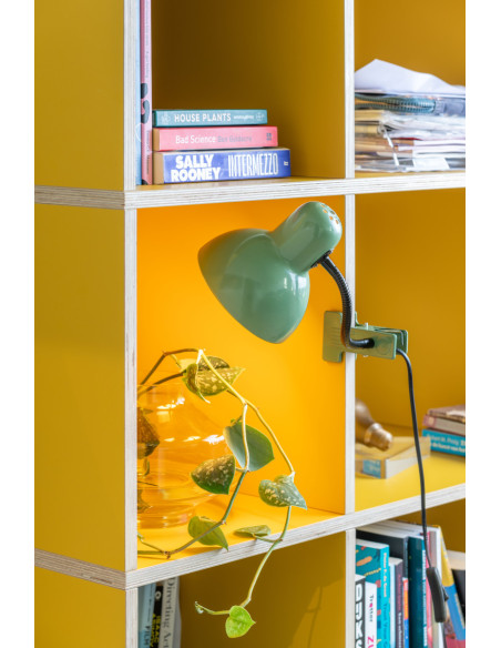 Lampe à pince rétro verte New Retro