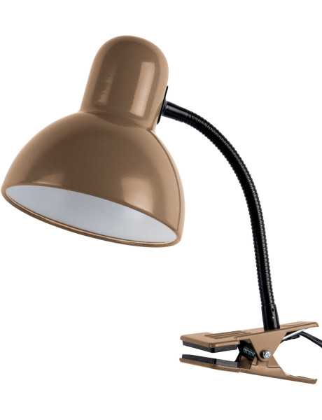 Lampe à pince rétro marron New Retro
