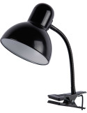 Lampe à pince noire E27 New Retro