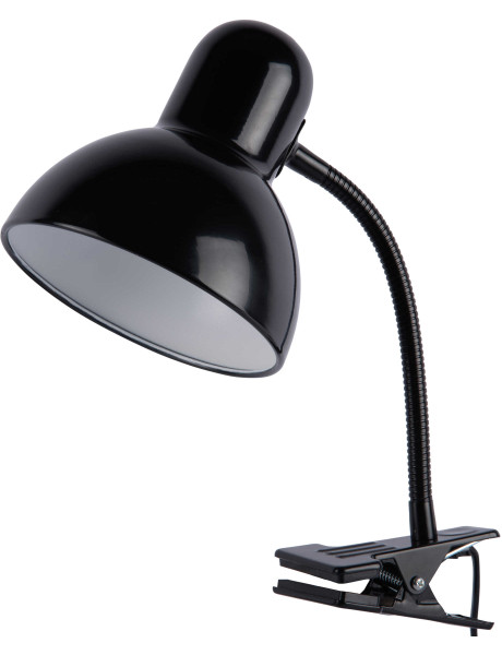 Lampe à pince noire E27 New Retro