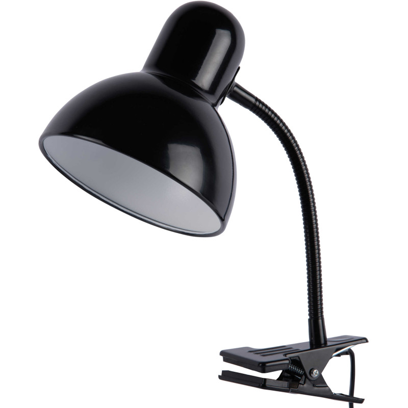 Lampe à pince noire E27 New Retro
