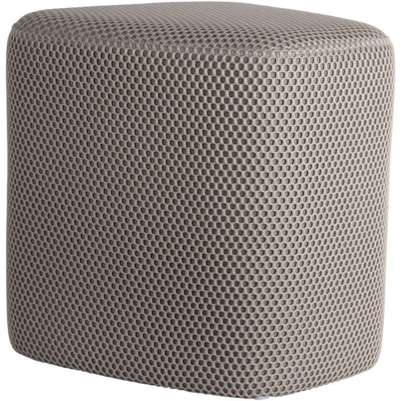 Pouf triangulaire gris souris...