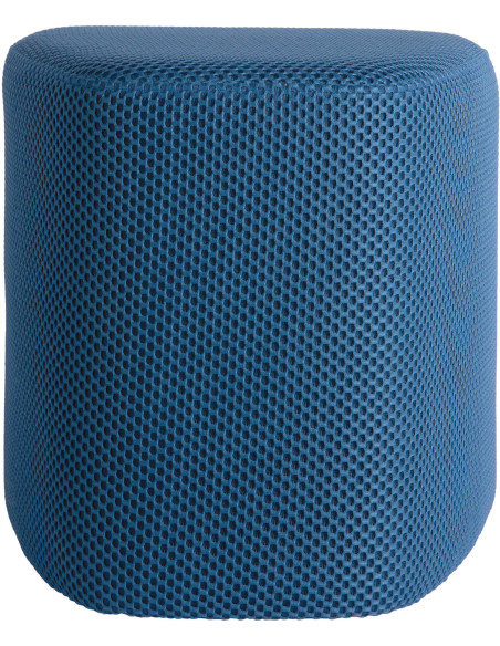 Pouf triangulaire bleu cobalt 36 cm Mesh