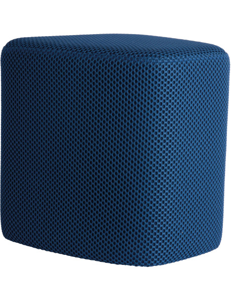Pouf triangulaire bleu cobalt 36 cm Mesh