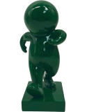 Statuette déco verte en polyrésine 20 cm Amigo Walking