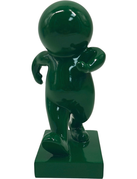 Statuette déco verte en polyrésine 20 cm Amigo Walking