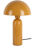 Lampe champignon jaune ocre métal 35 cm Atrayente