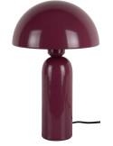 Lampe champignon violet prune métal 35 cm Atrayente