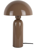 Lampe champignon marron moka métal 35 cm Atrayente