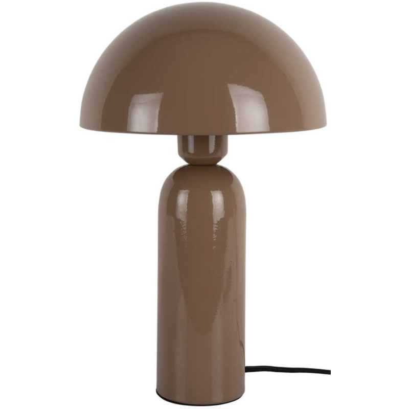 Lampe champignon marron moka métal 35...